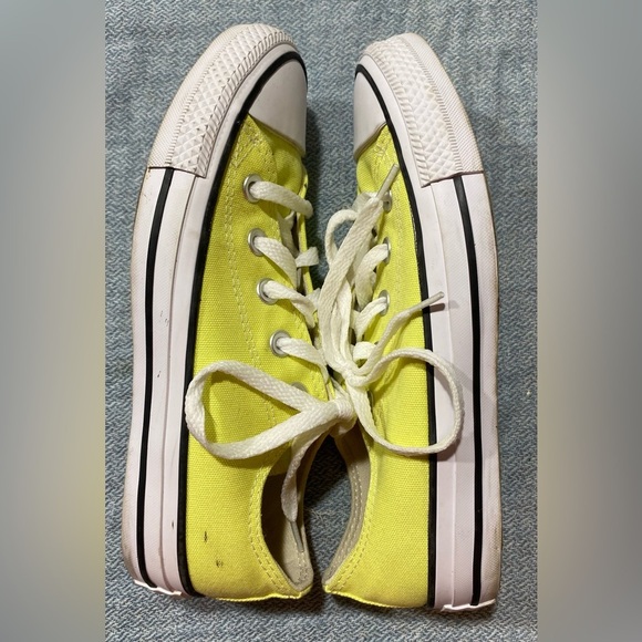 Converse Sneakers Men’s 4 Women’s 5 All Star Canvas Low Top Oxford Yellow - Picture 8 of 9